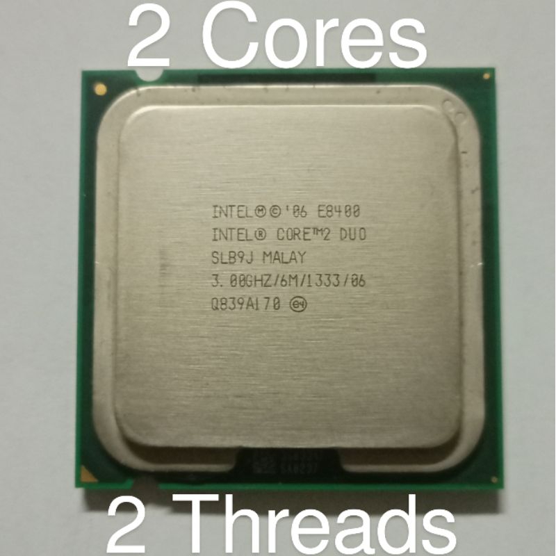 CPU คอมออฟฟิศมือสองถูกๆ Intel Core™2 Duo E8400 3.00GHz LGA 775