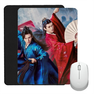 แผ่นรองเมาส์ Mouse Pad แผ่นรองเมาส์พิมพ์ลาย ดาราจีน ซีรีส์จีน นักรบพเนจรสุดขอบฟ้า Word Of Honor กงจวิ้น จางเจ๋อฮั่น