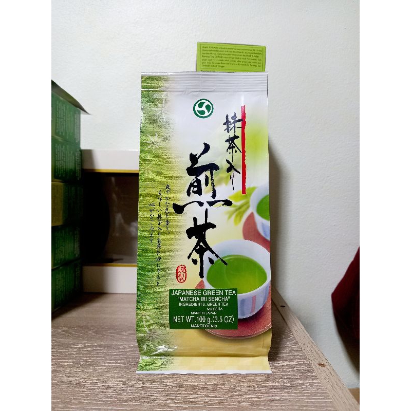 มาโกโตะ-เอ็น มัชชะ อิริ เซนชา 100 กรัม Makoto-en Matcha Iri Sencha 100 g.