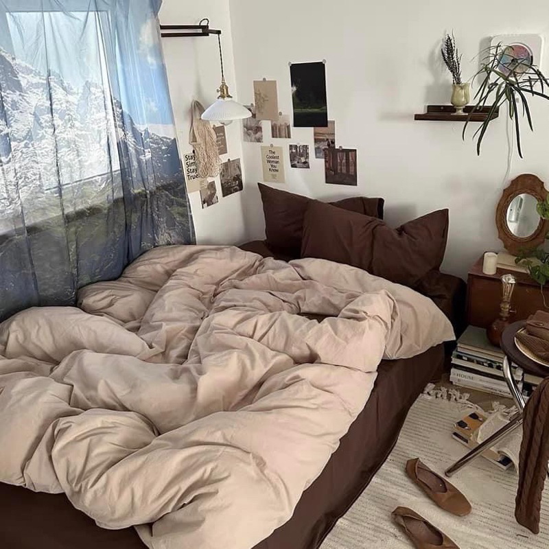 ผ้าปูที่นอน ชุดเครื่องนอน พร้อมผ้านวม ครบเซ็ต 6 ชิ้น มีขนาด 3.5/5/ 6ฟุต - รูปที่ 4