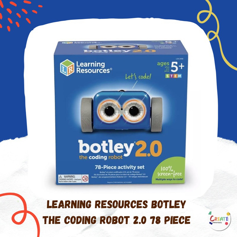 พร้อมส่ง ของแท้นำเข้า 🇺🇸💯Learning Resources Botley the Coding Robot 2.0 Activity Set, Coding Robot for Kids