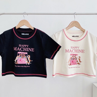 BABY CROP เสื้อครอปสกรีนลายน่ารัก เนื้อผ้าCotton 🍧🍭