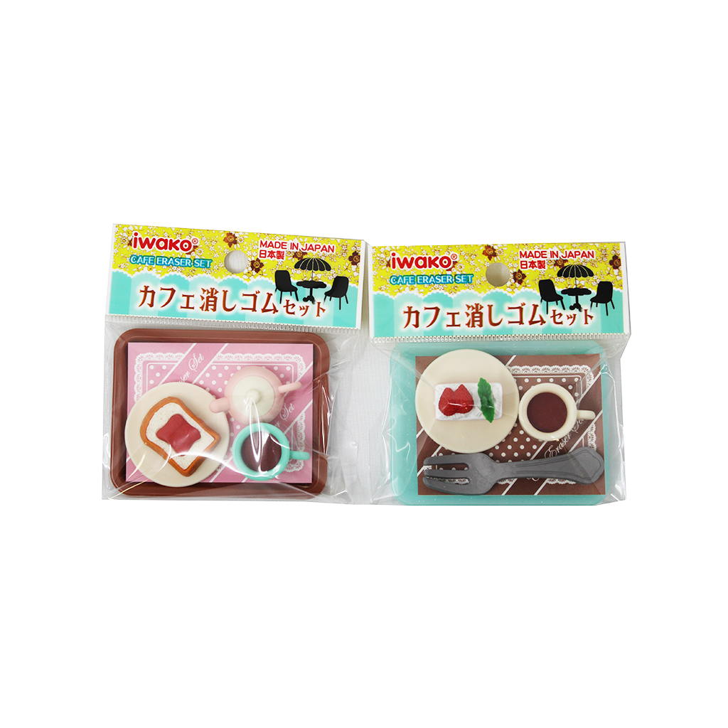 ยางลบ cafe series set Made in Japan