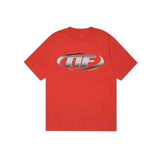 NiceFeet ™ NF METALLIC LOGO T-SHIRT (RED)