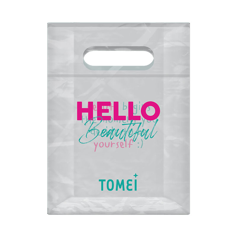 [ของแถมงดจำหน่าย] Tomei กระเป๋าพลาสติกใส (คละสี) - รูปที่ 2