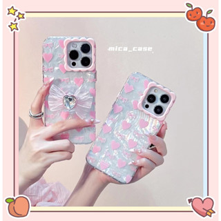 🐱‍🐉จัดส่งภายใน 24 ชม🌹 เคสไอโฟน 11 12 13 14 Pro Max สาวน่ารักหัวใจ โบว์หูกระต่าย แฟชั่น Case for iPhone ผลิตภัณฑ์ร้อน