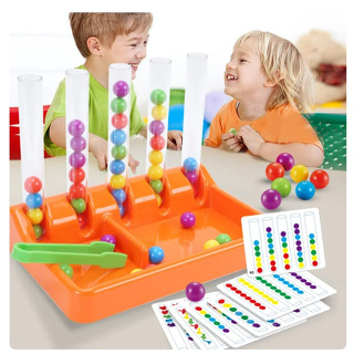 เกมจับคู่ลูกปัด Beads Matching Game เกมเรียงสีลูกปัด ของเล่น montessori ของเล่น STEM