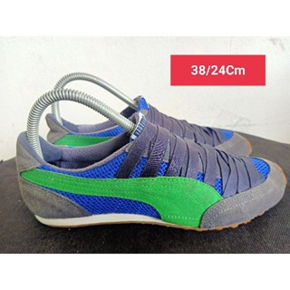 Size 38 ยาว 24 Cm  รองเท้ามือสอง  ผู้หญิง เท้าเล็ก แฟชั่น ลำลอง ทำงาน