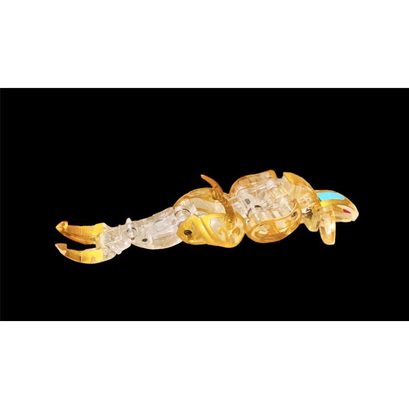 Bakugan Baku-Tech Translucent Clear Naga Daja Recast ( Injection Moulding )