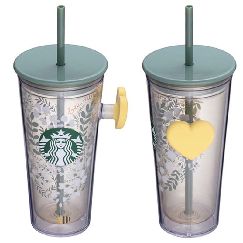 Starbucks Bee with Heart Cold Cup 16 oz. (พร้อมส่ง)