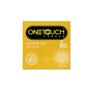 ONETOUCH ถุงยางอนามัย วันทัช รุ่น ซี๊ด ขนาด 45 มม. ชนิดผิวเรียบ (บรรจุ 3 ชิ้น)