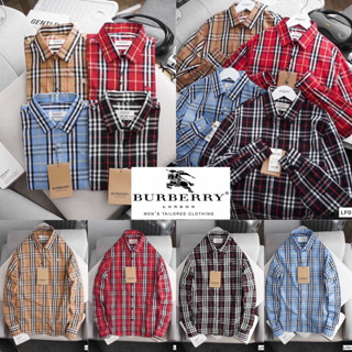 เสื้อเชิ้ต BURBERRY 🔖 เสื้อเชิ้ตผู้ชายแขนยาว