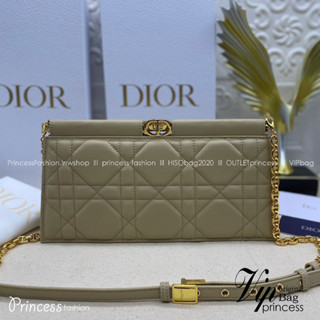 Dlor Caro Colle Noire Clutch with Chain Cannage / DlOR Clutch พร้อมส่ง 4 สี กระเป๋าสะพายทรงคลัทดีไซน์เรียบ