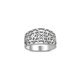 Silver thai Jewelry  แหวนดอกไม้เงิน / silver flower ring PLSRG119