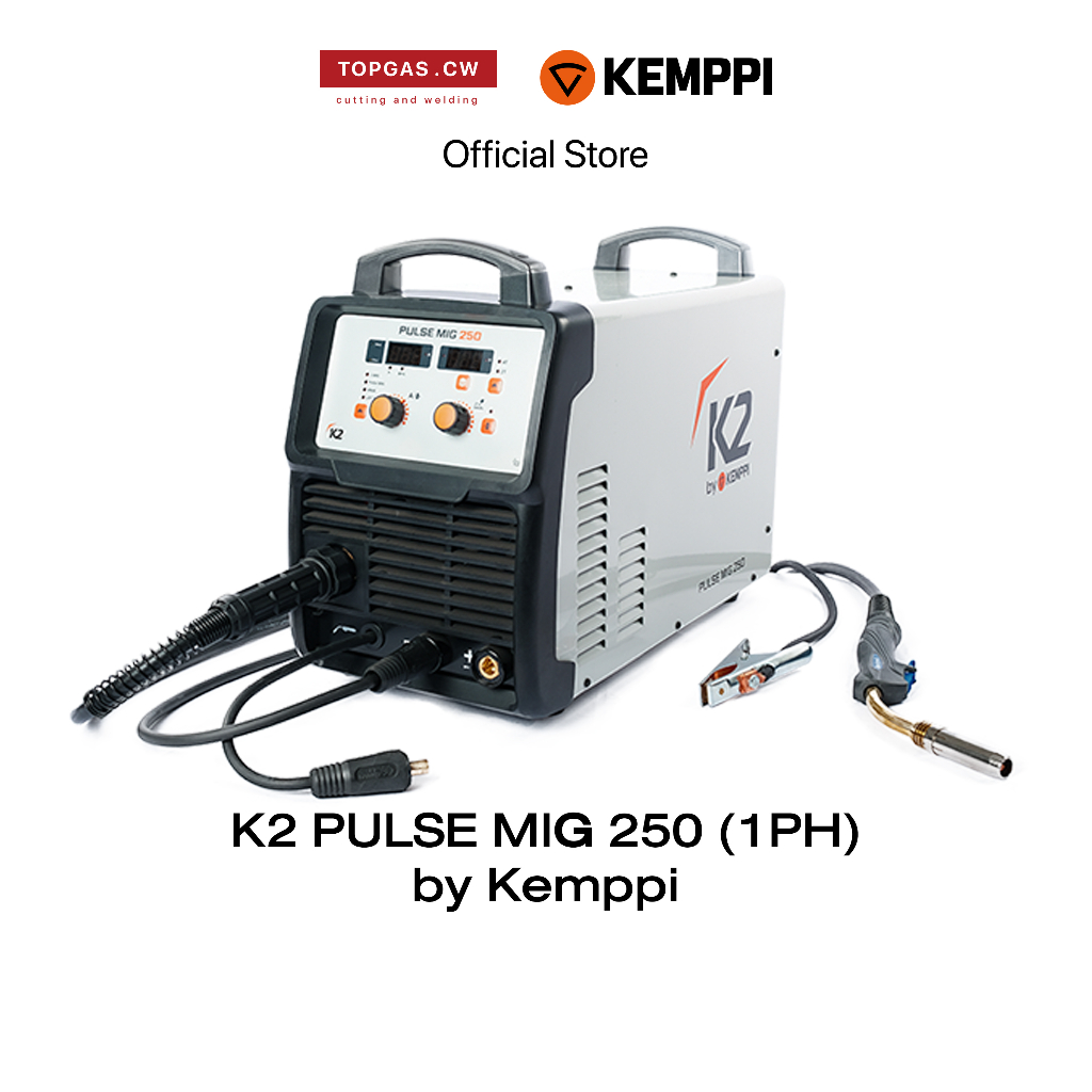 K2 PULSE MIG 250 (1PH) by Kemppi เครื่องเชื่อม CO2, ตู้เชื่อม MIG ❘ topgascw