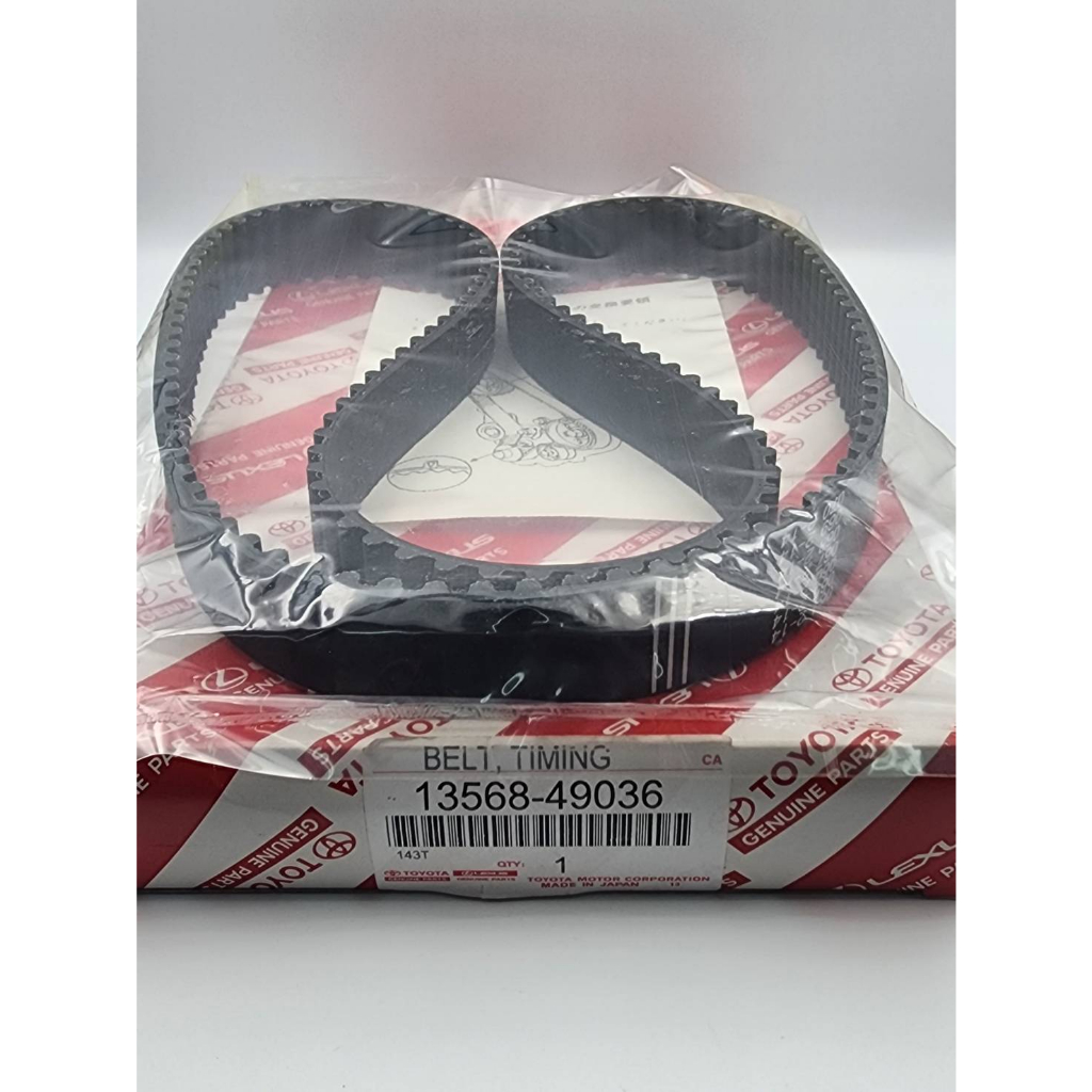 สายพานราวลิ้น TOYOTA 2JZ JZS175 GE VVTi 25mm 143 ฟัน แท้ 100% 13568-49036