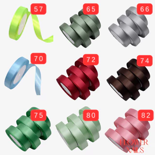 ริบบิ้นผ้าซาติน ริบบิ้น ผ้าซาติน ribbon 1.5cm ห่อของขวัญ ของตกแต่ง โบว์ติดของขวัญ งานdiy งานประดิษฐ์