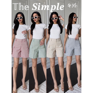 The simple style 🎯🎯 PT 179-1  ขาสั้นขาคาร์โก้ รุ่นใหม่ คือที่ 1