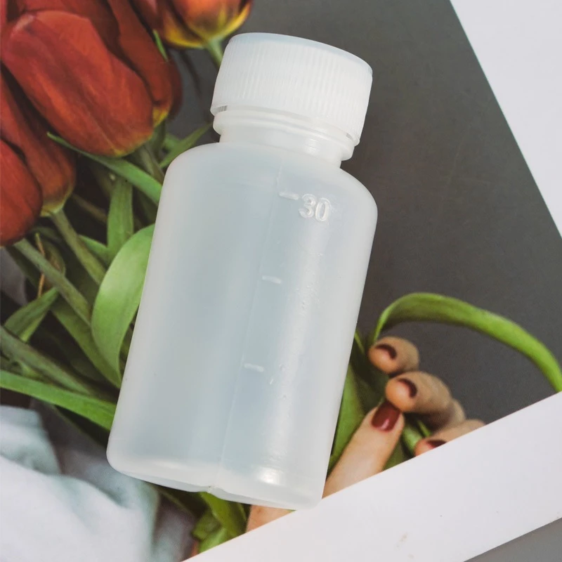 🧴 ถูกที่สุด PACKING.DD🧴WG7 ขวดยาน้ำ ขวดน้ำยา ใส่สารเคมี ขวดพลาสติก มีสเกล 10/20/30/50/100 ml. PYW02 thumbnail 10