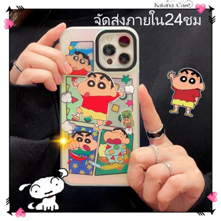 🎐จัดส่งภายใน24ชม🎐เคส for iPhone 11 14 Pro Max Case for iPhone 12 13 ป้องกันการตก การป้องกัน เครยอนชินจัง น่าสนใจ