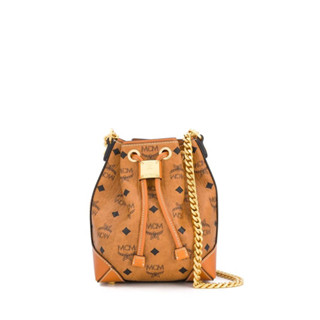 กระเป๋า MCM MINI DESSAU CHAIN BUCKET BAG มือสอง แท้ จีบ