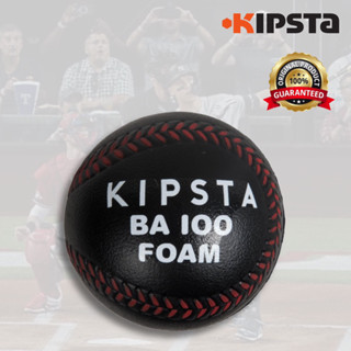 ลูกเบสบอลโฟม รุ่น BA 100 (สีดำ/แดง) KIPSTA