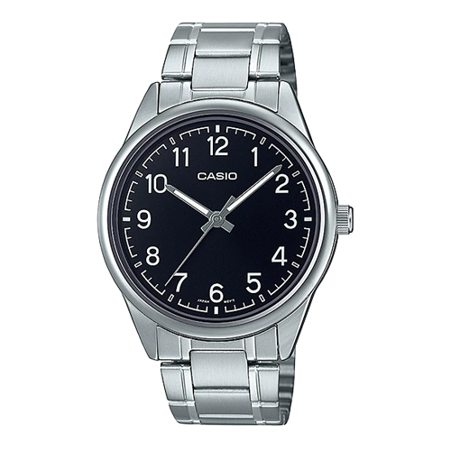 Casio Standard นาฬิกาข้อมือสุภาพบุรุษ สายสแตนเลส รุ่น MTP-V005D,MTP-V005D-1B4,MTP-V005D-1B4UDF