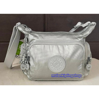 ส่งฟรีEMS Kipling Gabbie Mini  Crossbody Bag -  Bright Metallic