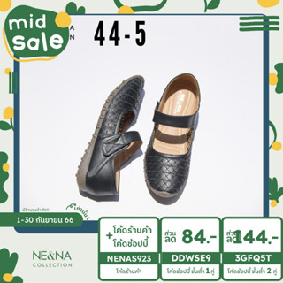 รองเท้าเเฟชั่นผู้หญิงเเบบ Slip on ส้นเตี้ยปิดส้นเท้า No. 44-5 NE&amp;NA Collection Shoes