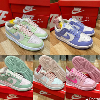 📢รองเท้าผ้าไบ SDunk Low งาน Hi End งานคุณภาพดีงานเทียบแท้ ไซส์ 36-40พร้อมกล่อง มีอุปกรณ์ครบ