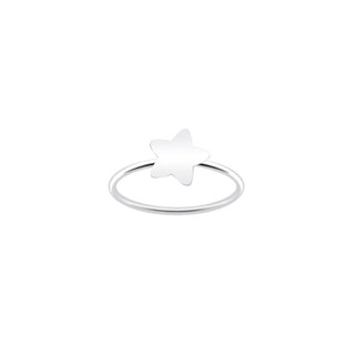 Silver thai Jewelry แหวนเงินดาวแบบมินิมอล Minimalist Silver Star Ring PLSRG134