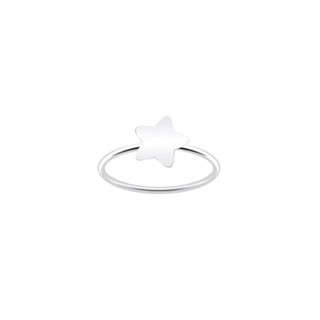 Silver thai Jewelry แหวนเงินดาวแบบมินิมอล Minimalist Silver Star Ring PLSRG134