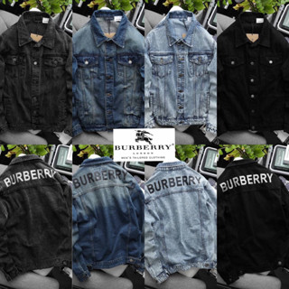 BURBERRY JEANS JACKETS UNISEX 🖤💙 เสื้อแจ็คเก็ตยีนส์ BURBERRY HIEND DENIM JEANS 💯