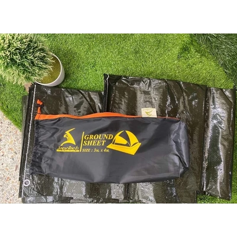 Ground Sheet แผ่นปูรองกางเต้นท์ 3-4 คน