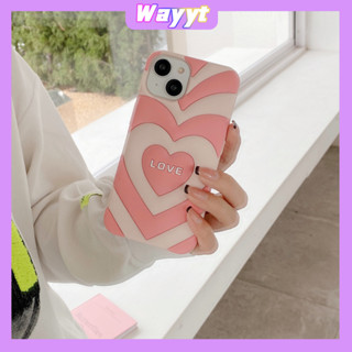 💖จัดส่ง24ชม💖iPhone 14 13 12 11 Pro Max เคส for เคสไอโฟน11 น่ารัก บางเบาพกพาง่าย การ์ตูน รูปหัวใจ แฟชั่น ซิลิก้าเจล Case