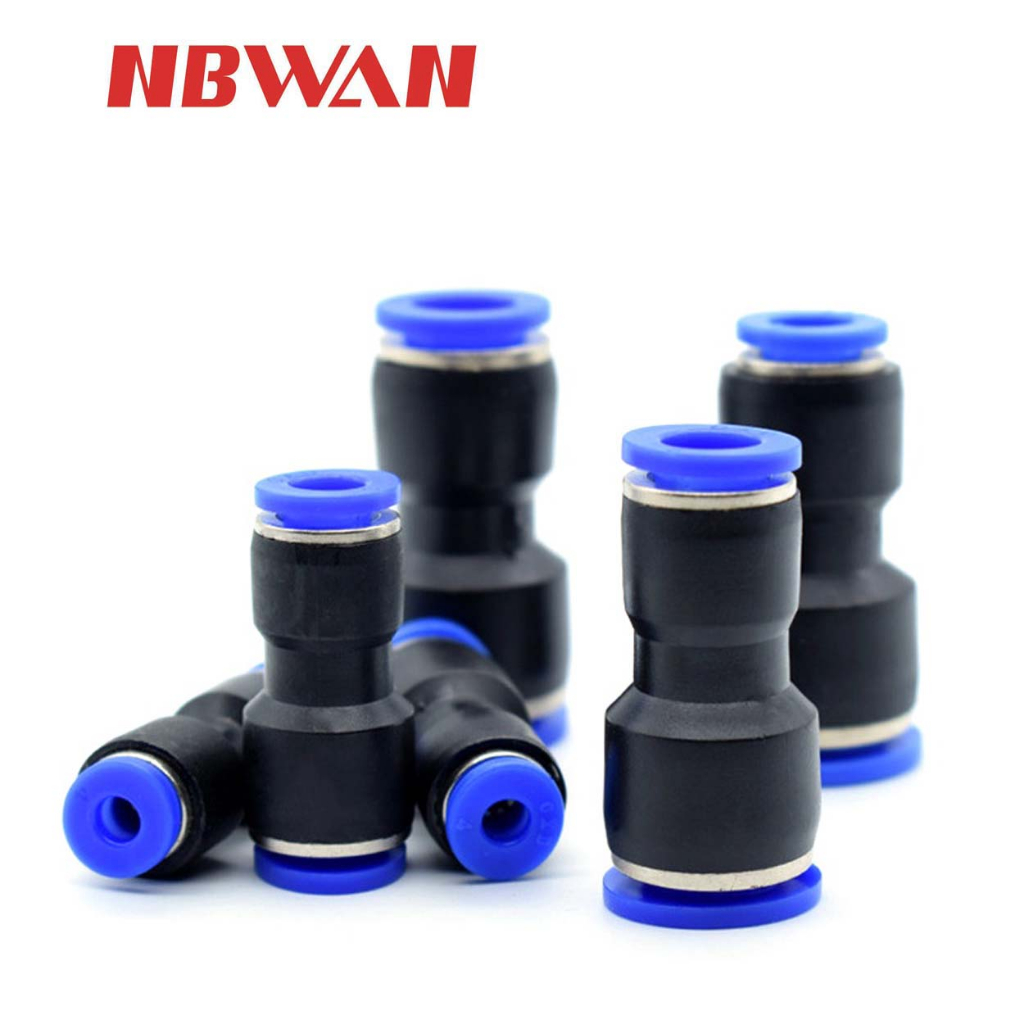 NBWAN ข้อต่อตรง ลดขนาด (เสียบสายลม) AirHose Fitting PG ฟิตติ้งท่ออากาศ