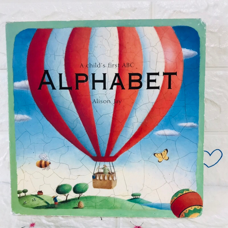 A child’s first A B C ALPHABET by Alison Jay (board book ) ปกแข็งมือสอง-Bi1