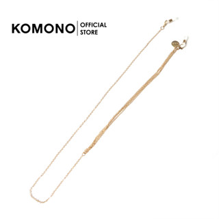 KOMONO Cord Lacy Gold  สายคล้องแว่น/แมส โลหะ สีทอง