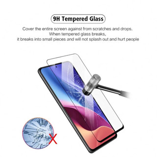 ฟิล์มกระจก 5D เต็มจอ For RealmeC51 RealmeC53 Realme10 5G Realme10T RealmeC55 RealmeGT NEO2 OPPO Tempered glass Full