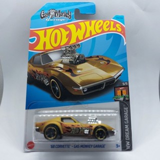 รถเหล็ก Hotwheels 68 CORVETTE GAS MONKEY GARAGE (ib23)