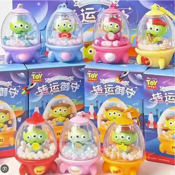 📌[พร้อมส่ง]📌โมเดลกล่องสุ่ม Disney PixarToystory GreenMan  The Guardian of trasforming luck งานลิขสิทธิ์ของแท้
