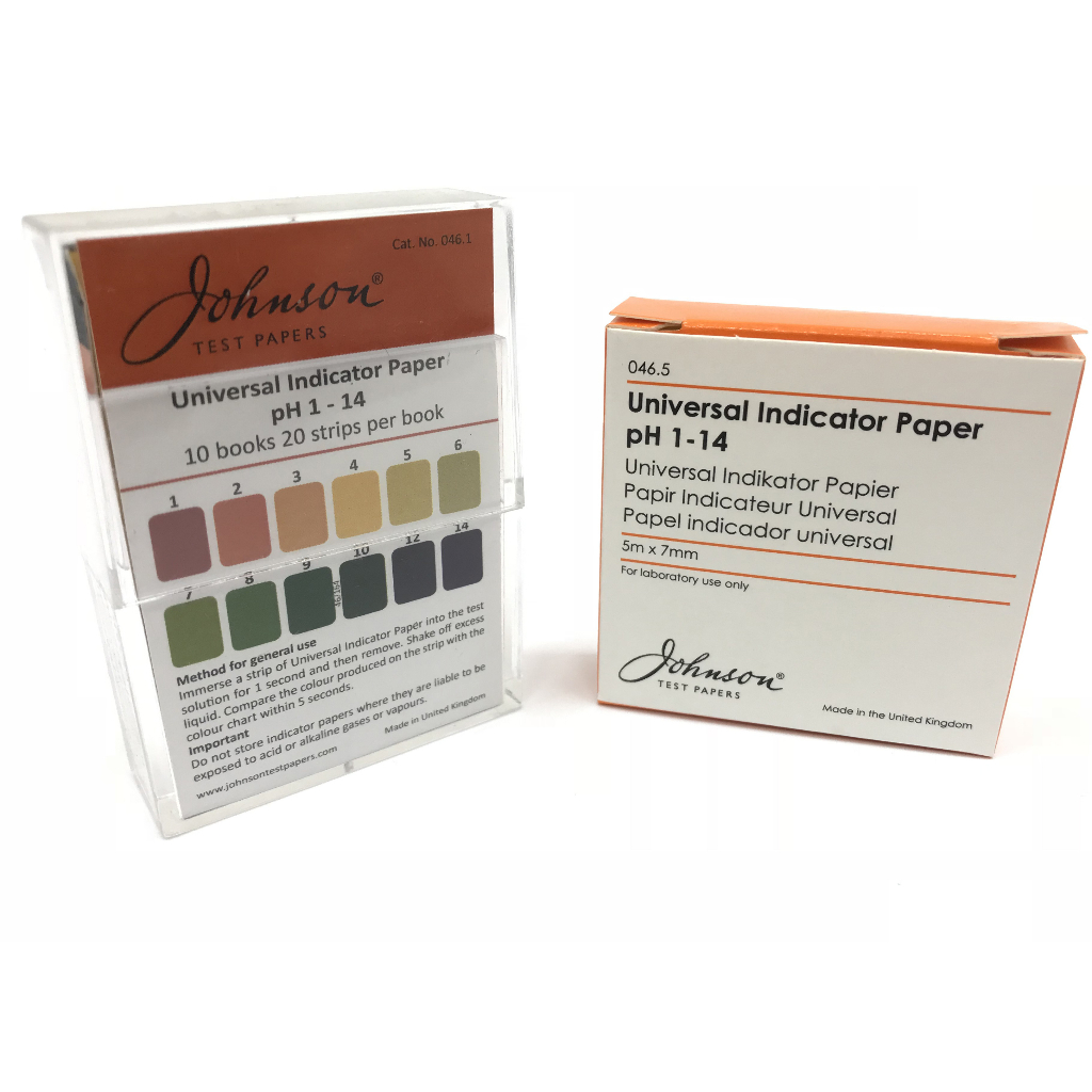 กระดาษทดสอบค่า pH 0-14, pH paper, กระดาษลิตมัส, pH Tester, Universal Indicator Paper กระดาษทดสอบกรดด
