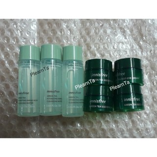 SALE!! [ของแท้ 100%]《ขนาดทดลอง》รวมผลิตภัณฑ์บำรุงผิวหน้าและผิวกาย innisfree