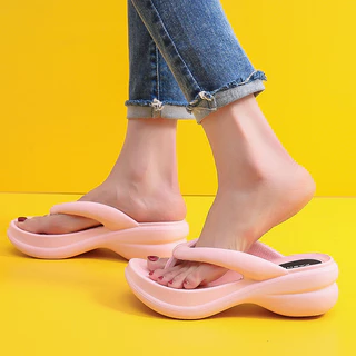 soft slippers รองเท้าแตะ EVA พื้นหนา นิ่ม เบา ใส่สบาย กันน้ำกันลื่น เหมาะสำหรับใส่ในบ้านและในห้องน้ำ คลายปวดเมื่อยเท