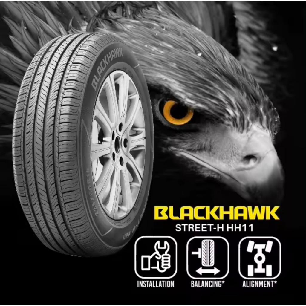 ยางรถยนต์ BLACKHAWK 175/65 R14 รุ่น STREET-H HH11 *VN (จัดส่งฟรี!!! ทั่วประเทศ)