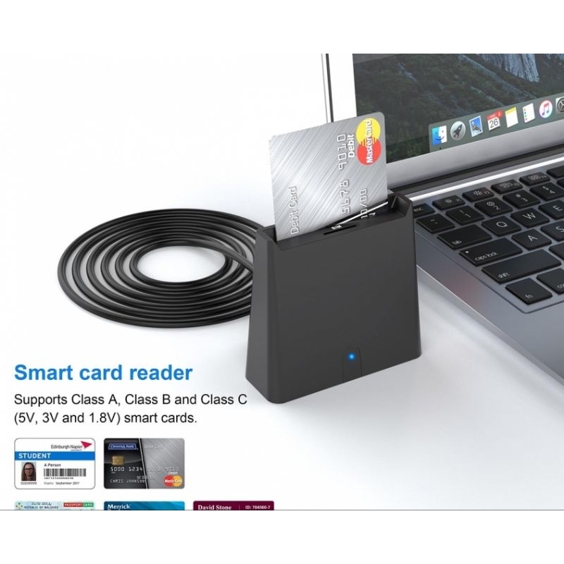 เครื่องอ่านบัตรประชาชน Smart Card Reader Rocketek รุ่น CR320A