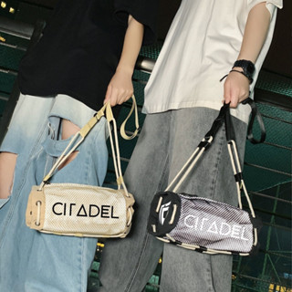 Citadel กระเป๋าสะพายข้าง ทรงแนวนอน  เนื้อผ้าใบแคนวาส (สะท้อนแสง) รุ่น CI-8