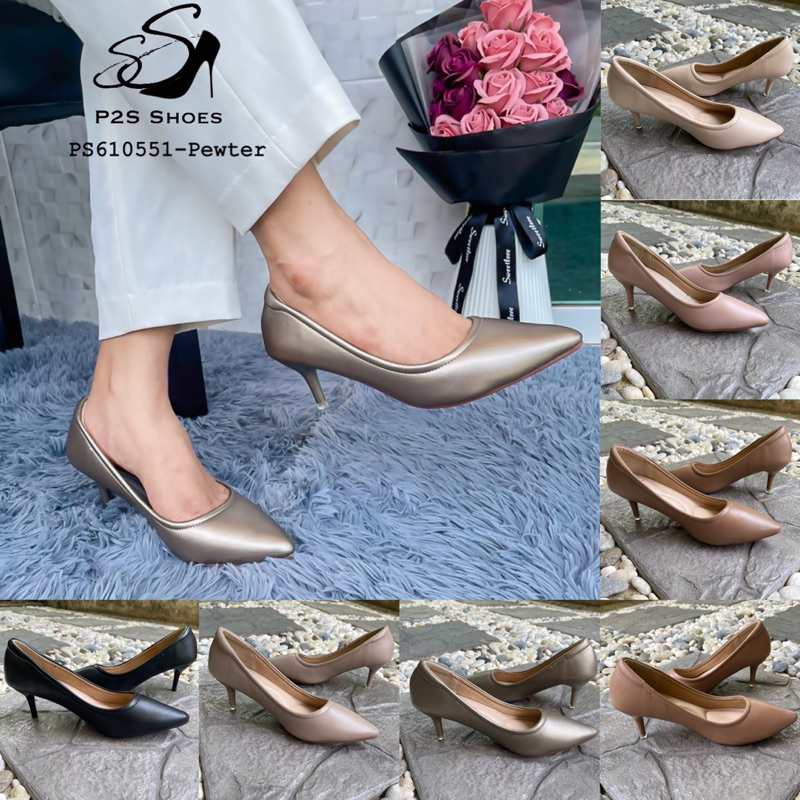 P610551 รองเท้าคัชชูส้นสูง 2.5”