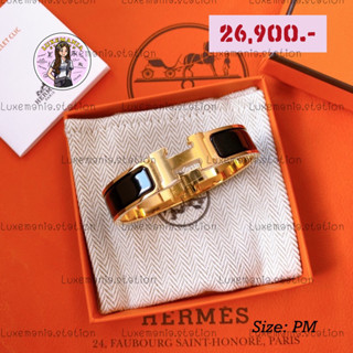 👜: New!! Hermes Clic H Bracelet Noir GHW ‼️ก่อนกดสั่งรบกวนทักมาเช็คสต๊อคก่อนนะคะ‼️