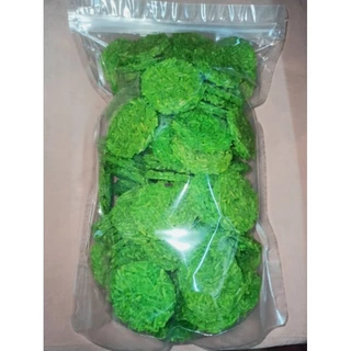 ข้าวแต๋นน้ำแตงโม(ถูกสุดพร้อมส่งทุกวัน)1kg แผ่นใหญ่ 4 cm 150-200ชิ้น